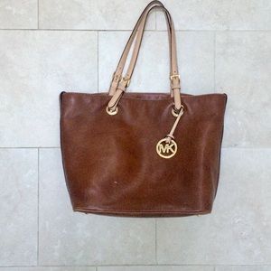 Leather Michael Kors Tote Bag